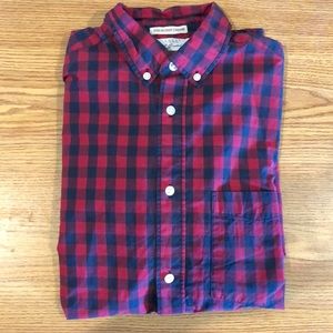 H&M Button Down Plaid Oxford